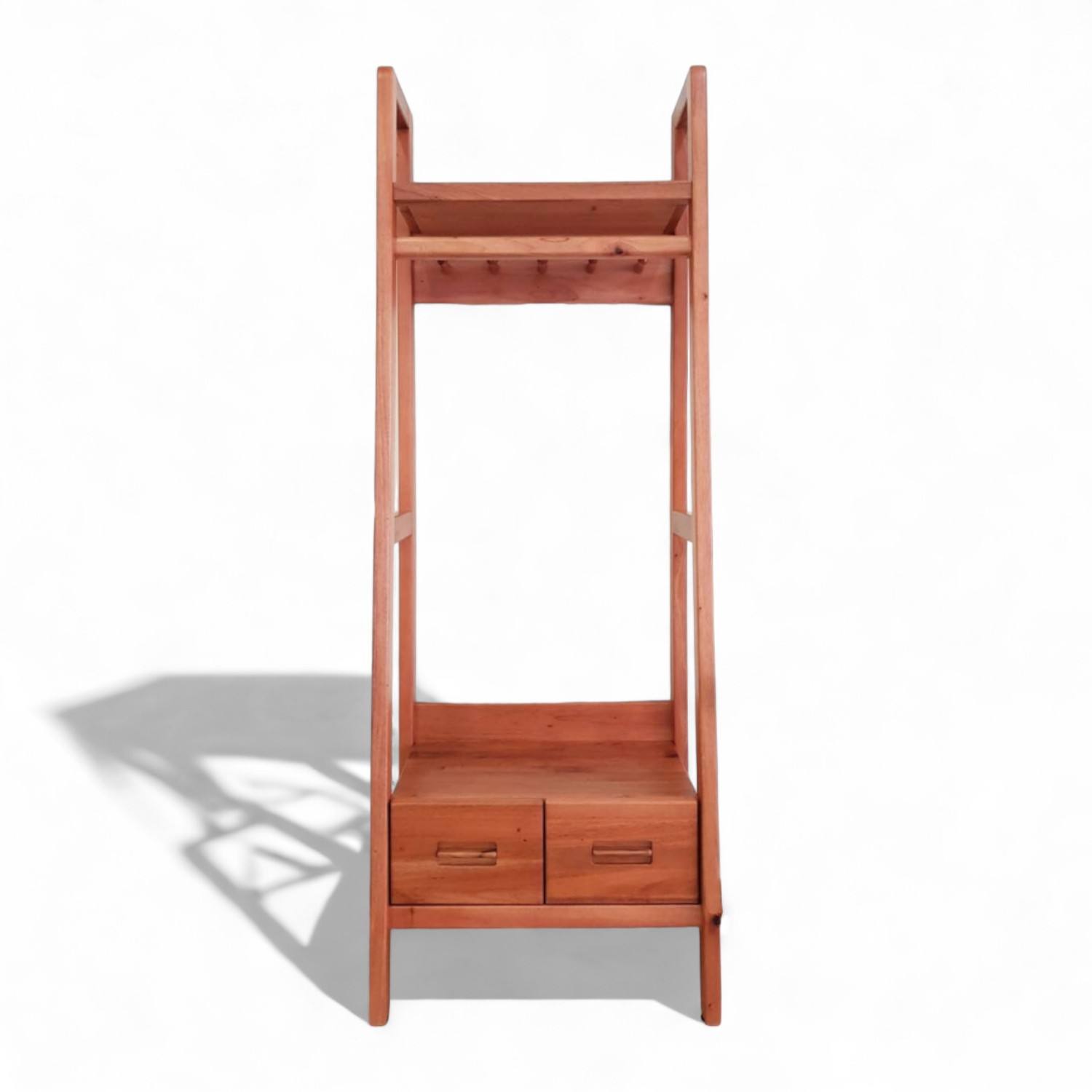 Bois d'acajou poli naturel