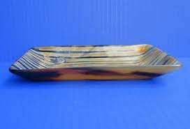 Bandeja de servicio de cuerno de vaca de búfalo de lujo para Decoración de mesa y hogar, bandejas de servicio de comida de cuerno de la mejor calidad, Color Natural para Cocina - Product Image 2