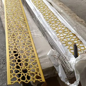 Panneau de <span class=keywords><strong>façade</strong></span> décoratif moderne Mashrabiya en alliage d'aluminium découpé au laser pour revêtement <span class=keywords><strong>extérieur</strong></span> - Product Image 3