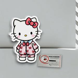 Herramientas de Extensión de Pestañas Magnéticas de Acrílico Personalizables con Diseño de Hello Kitty, Lazo Rosa, Flores, Círculos y Corazones - Product Image 6