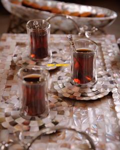 จานและจานจานจานสำหรับงานฝีมือทำจากไม้มุกของ2025ตกเเต่งช็อคโกแลตถาดอบลาวาให้ของขวัญรอมฎอน - Product Image 5