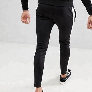 100% Polyester hommes fermeture éclair survêtement Logo personnalisé Jogging unisexe panneau survêtement pantalons de survêtement et sweats à capuche ensemble pour hommes - Product Image 4