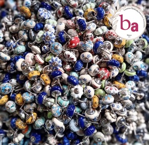 Direct Craftsman Factory Price Mixed Colour Ceramic Knobs Drawer Cabinet Handle Pulls for <b>Wardrobe</b> Dresser Kitchen Bedroom - Product Image 1