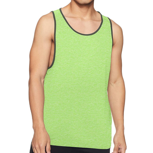 Camiseta sin mangas personalizada de alta calidad Muscle Fit 100% algodón acanalado camiseta sin mangas para hombre gimnasio entrenamiento camiseta sin mangas - Product Image 1