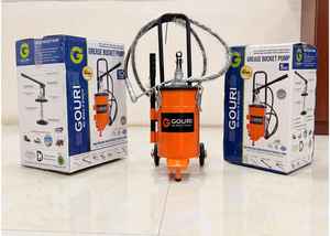 ปั๊มถังอัดจารบีพร้อมรถเข็นด้วยมือเครื่องมือแรงดัน5000 PSI - Product Image 2