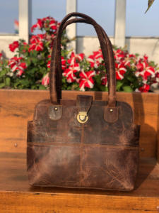 Nuevos bolsos de mano grandes de cuero Crunch hechos a mano reales, bolsos de compras más vendidos para mujeres, bolsos de hombro de alta calidad al por mayor de lujo - Product Image 2