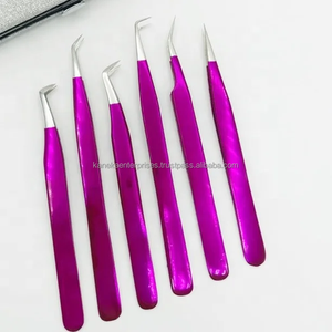 แหนบตัดขนตาคุณภาพสูง ผลิตจากสแตนเลสเกรดทางการแพทย์ ดีไซน์ปลายแหลม แม่นยำ ป้องกันแม่เหล็ก สำหรับตัดขนตา - Product Image 6