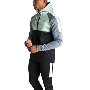 Conjuntos Deportivos de Pantalón y Sudadera Apilados OEM, Logotipo Personalizado, Alta Calidad, Conjunto de Dos Piezas de Algodón para Hombre - Product Image 1