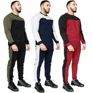 Ensemble de sweatshirts d'hiver de haute qualité pour hommes design personnalisé coupe régulière XL col rond brodé couleur personnalisée Service OEM - Product Image 1