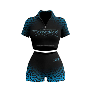 Conjunto de Chaqueta Corta y Pantalones Cortos de Moda con Hombros Acolchados, Botones y Escote en V Profundo, Manga Larga, Verano 2026, Traje de Dos Piezas para Mujer - Product Image 5