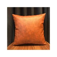 Bestseller Antik Braun Dekorative Überwurf bezüge Echtes Leder Seide Sofa Kissen bezug Kissen bezug für Wohnzimmer Schlafzimmer