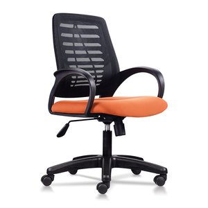 HOM1018-02 Modern Ergonomic Office Chair Swivel Mesh Design Adjustable Headrest Home School Hospital Aluminium Foam Plastic Iron - Product Image 1