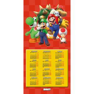 2027 for Super Mario Custom Desk <b>Calendar</b> Table and Wall <b>Calendar</b> Printed Paper <b>Calendar</b> for Use with Clock - Product Image 2