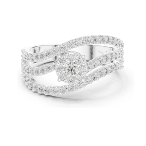 0.766 CT Lab Diamond Engagement <b>Ring</b> VVS-VS EF Clarity 18KT, 14KT, 10KT Gold & 925 <b>Silver</b> Rose, Yellow, White Gold & - Product Image 1