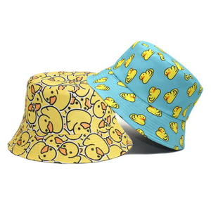 Chapeau bob réversible noir et or vieilli 100% coton avec logo brodé sur le devant, unisexe, streetwear, décontracté - Product Image 6