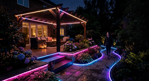 Tira de Luces LED Impermeables de 12 V, 180 LED SMD2835 IP65 14 W, Cinta LED Flexible Azul, Rosa y Morada para Iluminación Decorativa en Interiores y Exteriores - Product Image 6