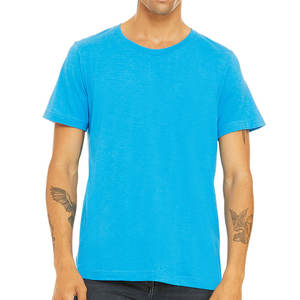 T-shirt décontracté en jersey pour homme, t-shirt pour homme, manches courtes, t-shirt décontracté uni - Product Image 4