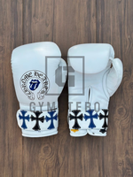 Guantes de Boxeo GYMSTERO Personalizables con Cordones, de Cuero Genuino, Correa de Muñeca Ajustable, Protección Completa para los Dedos, Ligeros y de Alta Calidad