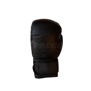 Gants de boxe noirs personnalisés très demandés en cuir PU pour l'entraînement et le sparring, avec sangle de poignet réglable, OEM - Product Image 5