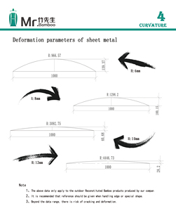 Parquet <span class=keywords><strong>de</strong></span> sol en bambou au design moderne Versailles Art Surface résistante à l'eau 18mm d'épaisseur Brossé à clic pour l'extérieur - Product Image 6