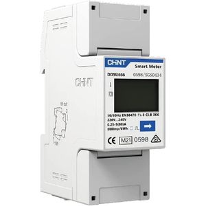 Contatore di energia intelligente monofase Saj Chint contatore per sistemi fotovoltaici confezione da 1 - Product Image 1