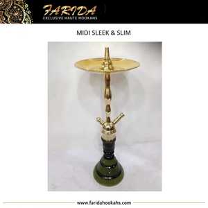 Cachimbas de Lujo Farida en Oferta, Mini Cachimba de Latón con Accesorios, Moderna con Acabado Dorado, Calidad Media-Alta - Product Image 3