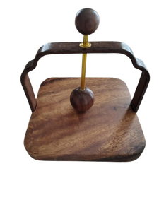 Porta Servilletas de Madera para Mesa, Dispensador de Servilletas Cuadrado de Madera y Metal, Apto para Cocina, Restaurante, Bar, Oficina, Fiestas, Decoración del Hogar - Product Image 2