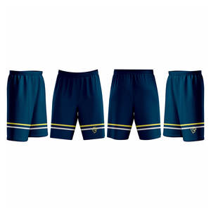 Summer Basic Sport Quick Dry 100% Polyester Designer Imprimé Unisex Mesh Shorts Custom Men's Basketball Shorts 2025 - Product Image 2