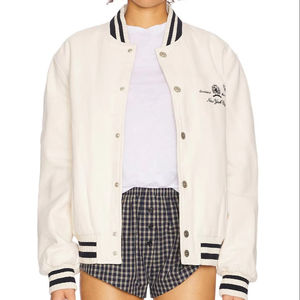 Nouvelle arrivée 2025, veste varsity unisexe de haute qualité, imperméable, design élégant, personnalisable pour les deux sexes - Product Image 1