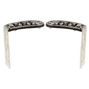 เครื่องหมายติดไหล่เครื่องแบบนายทหารเรือหลวงคุณภาพสูง ทำด้วยมือ ปักด้วยด้ายทอง - Product Image 3