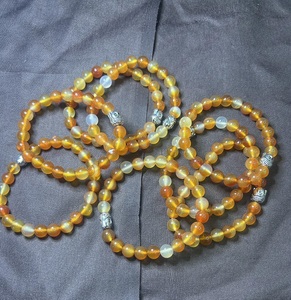 Wholesale Price Natural Red Carnelian 8mm Bead <b>Bracelet</b> with Buddha Charm For Healing Energy Jewelry Elastic for <b>Men</b> & Women - Product Image 3