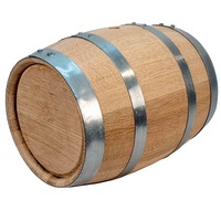 Gros baril de chêne 5L grand tonneau de vin rouge en bois avec logo personnalisé pour le stockage de la bière