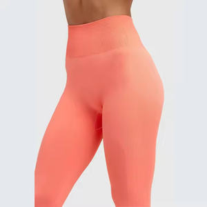 Pantalones de Yoga de glúteos para mujer, pantalones de yoga de poliéster/nailon, duraderos, transpirables, de secado rápido - Product Image 4