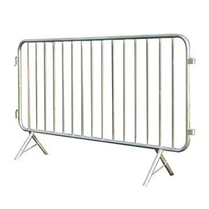 China supplier galvanized crowd control Metal Steel Portable Road Traffic Safety pedestrian fence panels