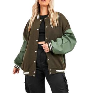 Nuevo Top de alta calidad Venta caliente Ropa de moda al por mayor Varsity Chaquetas Logotipo de color personalizado Mujeres Varsity Jacket Venta al por mayor Casual - Product Image 5