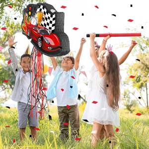 Petite voiture <span class=keywords><strong>de</strong></span> course Pinata bandeau chauve-souris et confettis pour enfants fournitures <span class=keywords><strong>de</strong></span> fête d'anniversaire décoration faveurs <span class=keywords><strong>de</strong></span> fête <span class=keywords><strong>de</strong></span> remise des diplômes - Product Image 4