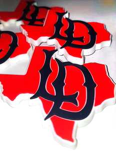 Baseball and American Football Helmet Bumpers Rubber PVC with 3D adhesive <b>tape</b> backing - Product Image 2