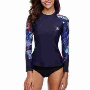 Custom Printed Breathable Quick Dry <b>Rash</b> <b>Guard</b> for <b>Women</b> and Men with Full Sleeve High Quality Adults Latest Design - Product Image 5