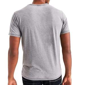 Venta al por mayor de hombres 100% algodón camiseta logotipo impreso personalizado ropa casual de calidad superior de manga corta Camiseta para hombres - Product Image 2