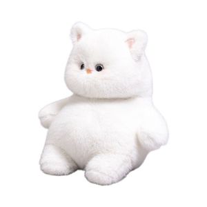 Carino grasso bianco e nero bambola gatto peluche animale cattivo per ragazzi e ragazze - Product Image 3