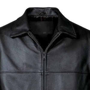 Chaqueta de invierno personalizada para hombre, estilo occidental, hecha de cuero 100% genuino de vaca y oveja para un aspecto premium. - Product Image 4