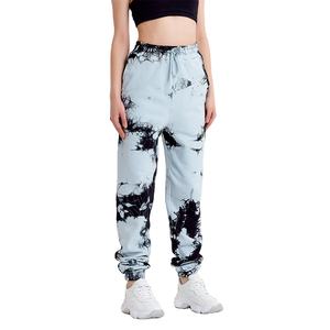 Pantalones Deportivos de Cintura Alta para Mujer |   Pantalones de Forro Polar Suaves y Cálidos con Estampado Tie Dye y Bolsillos, Perfectos para Descansar, Viajar o Hacer Ejercicio - Product Image 3