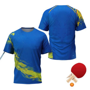 Camiseta gráfica de tenis de mesa Dragon para hombre, ropa de moda, camiseta deportiva de bádminton, camiseta de ping pong, camisetas de gimnasio y Fitness - Product Image 1