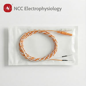 Wegwerp medische naaldelektrode SNEP2, gedraaid paar PVC-draad, ethyleenoxide gesteriliseerd, recht pin-<span class=keywords><strong>design</strong></span> voor EMG/<span class=keywords><strong>ECG</strong></span> - Product Image 2