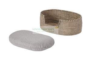 Lit pour animaux de compagnie tissé en jonc de mer écologique, design classique Vintage, fabriqué à la main au Vietnam, taille personnalisée OEM - Product Image 2