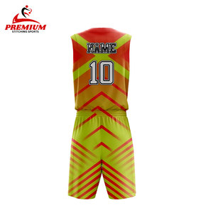 Ensemble de maillot et short de basket-ball personnalisé, uniformes d'équipe par sublimation, kit complet pour hommes et jeunes - Product Image 4