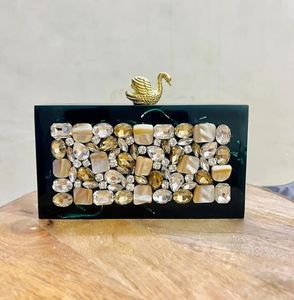 Bolso de mano de resina de alta calidad y diseño de primera calidad para bolsos de mujer de India - Product Image 1