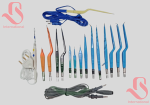 Juego de Pinzas Bipolares de Bayoneta de Acero Inoxidable Bisons, Reutilizables y de Un Solo Uso, con Cable de Silicona de 3 Metros - Product Image 2