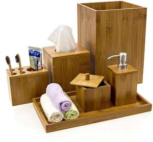Indian Handmade Modern Luxury Classic Natural Wooden Bathroom Set <b>Shower</b> Set and Home Decorative <b>Accessory</b> - Product Image 5