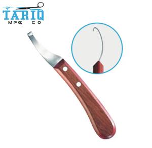 Cuchillos para pezuñas de alta calidad, cuchillos para pezuñas y garras curvos cortos y estrechos, instrumentos veterinarios, cuchillo para pezuñas - Product Image 1
